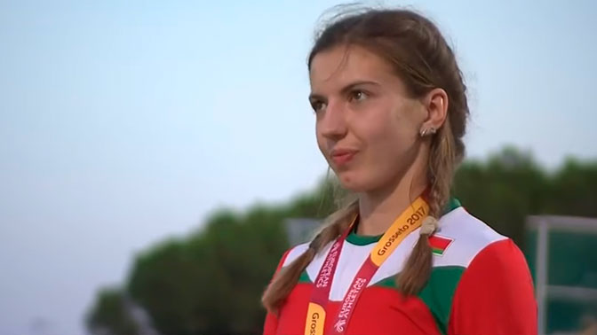 Ушла с пьедестала, потому что включили чужой гимн Ушла с пьедестала, потому что включили чужой гимн