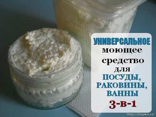 Средство для мытья посуды, раковины, ванны.