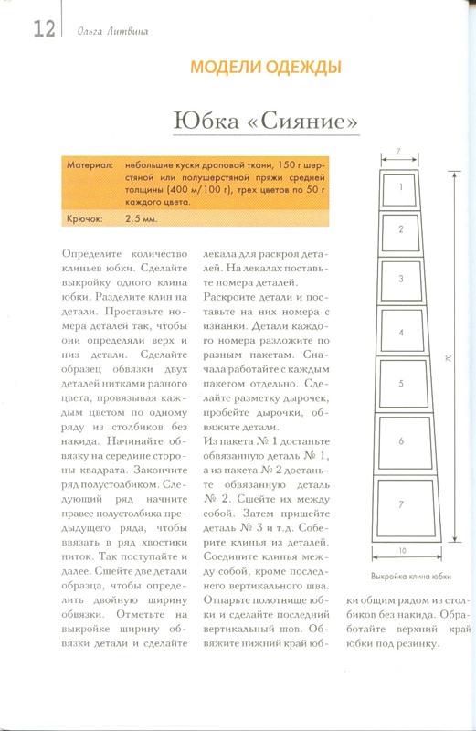 Изделия из кожи и драпа обвязанные крючком