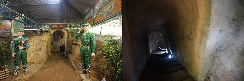 Туннели Пиямит выкопали малайские коммунисты в 1976 году для защиты от бомбардировок