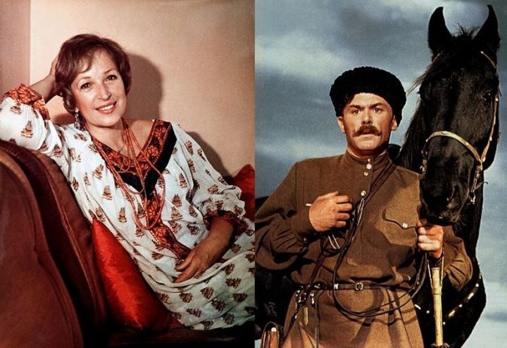 Клара Лучко и Сергей Лукьянов («Кубанские казаки», «Дело Румянцева», «Большая семья», «Государственный преступник»). Клара Лучко и Сергей Лукьянов («Кубанские казаки», «Дело Румянцева», «Большая семья», «Государственный преступник»). СССР, знаменитости, кино, супружеские пары, факты