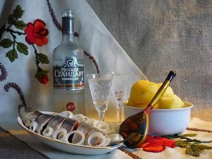 Открытка с закуской Открытка с закуской
