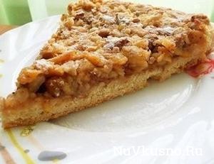 Венгерский ореховый пирог с яблоками