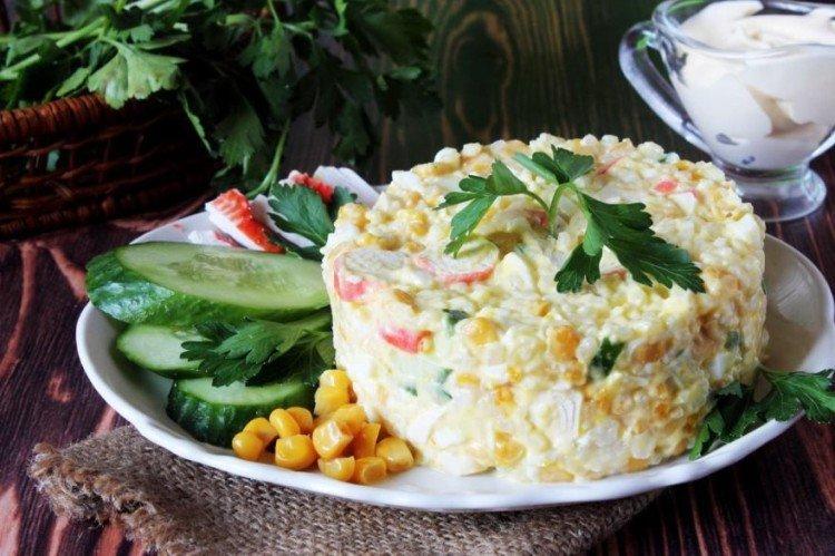 20 крабовых салатов, вкуснее которых вы еще не пробовали