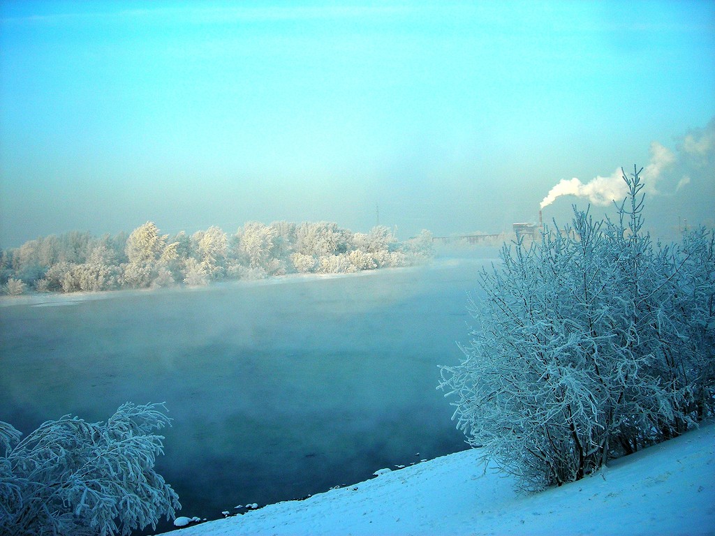 Зима. Сибирь. Красноярск. Зима. Сибирь. Красноярск.