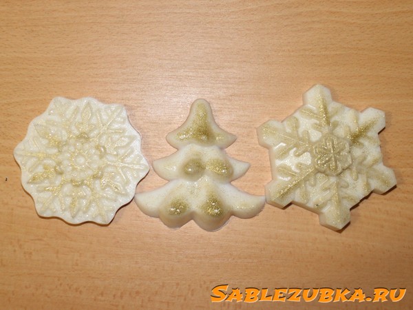 Мыло с блестками