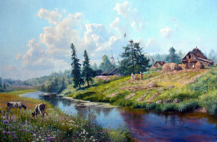«Времена года. Июнь». Автор: Владимир Жданов. «Времена года. Июнь». Автор: Владимир Жданов.