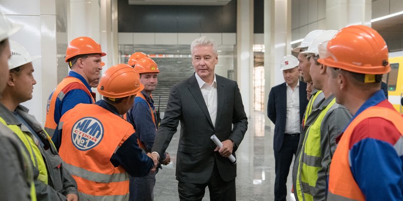 Собянин рассказал о скором открытии метро в Некрасовке