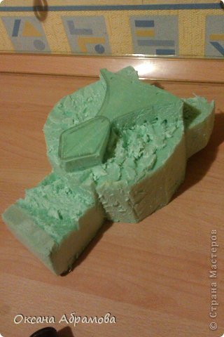Мастер-класс Поделка изделие Моделирование МК ФИЛИН из пластиковых бутылок Бутылки пластиковые Материал бросовый Пенопласт Проволока фото 14