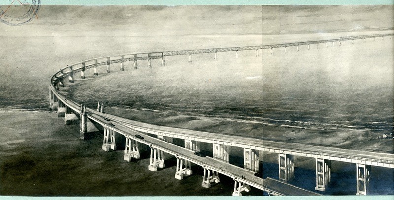 Мост в Крым. Проект 1949 года Мост в Крым. Проект 1949 года