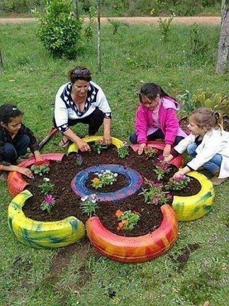Идеи из шин