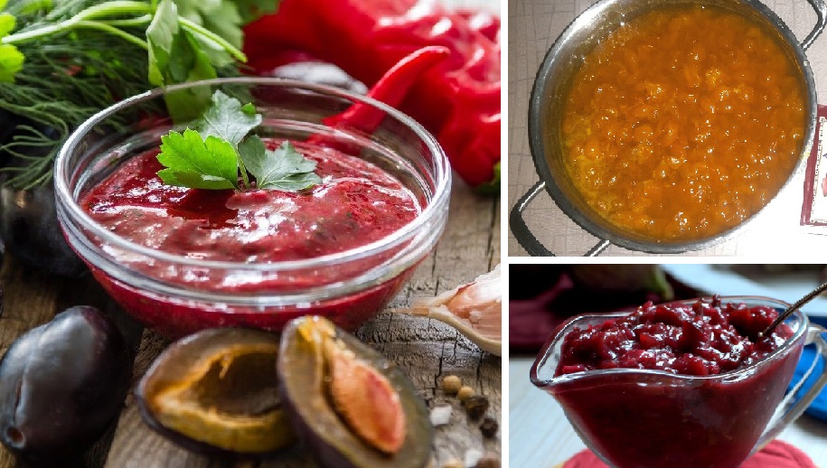 Вкуснейший грузинский соус ткемали из слив или алычи Вкуснейший грузинский соус ткемали из слив или алычи
