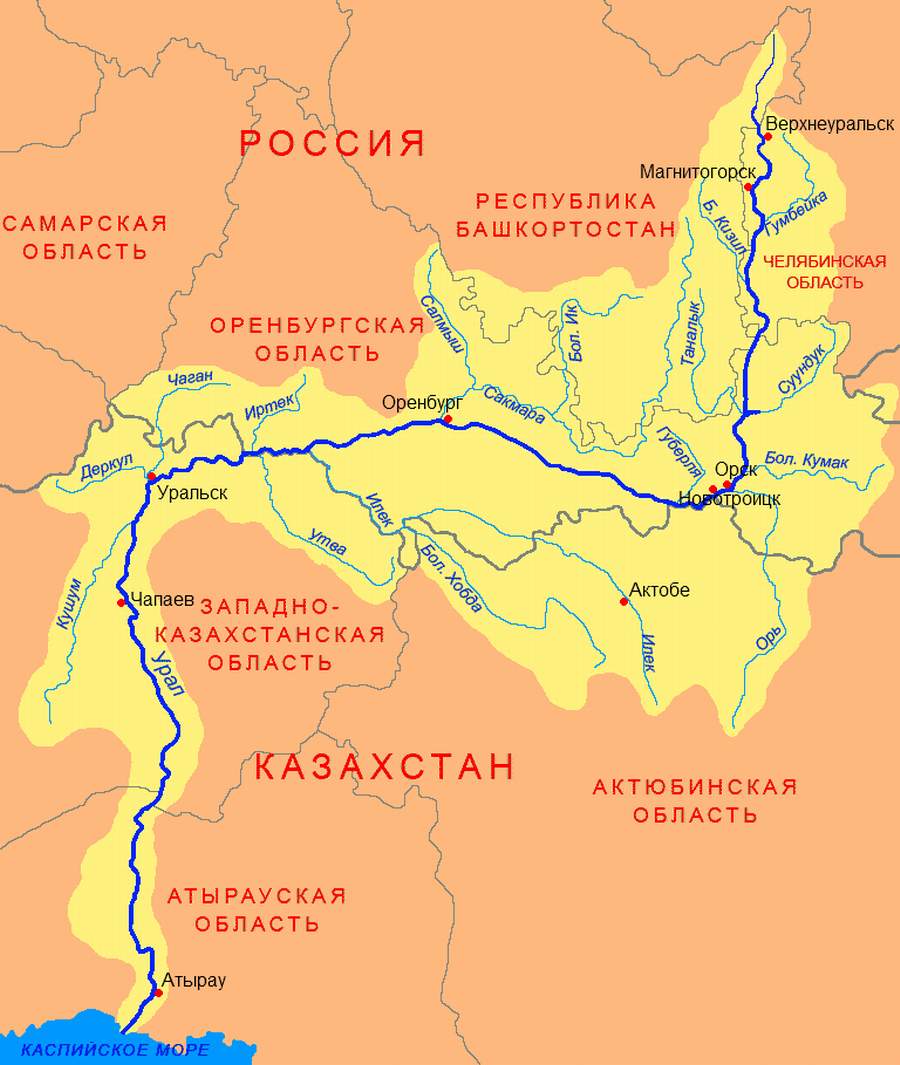 Красоты России. Реки и озера Южного Урала.