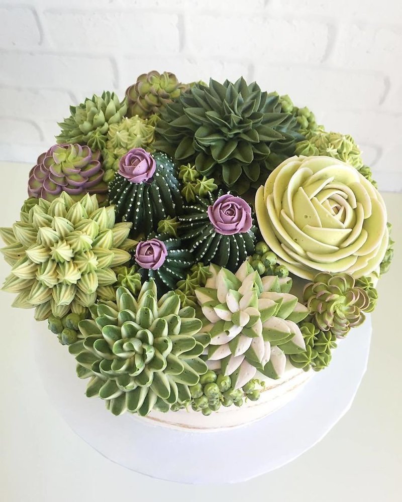 Эти торты уместнее на клумбе, чем на столе! выпечка, кондитер, красота, растения, супердизайн, торты, цветочные мотивы, цветы