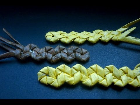 Как плести зубатку из бумажных трубочек Как плести зубатку из бумажных трубочек