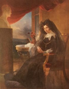П.В.Басин. Портрет императрицы Елизаветы Федоровны в трауре. 1831. Холст, масло. Эрмитаж П.В.Басин. Портрет императрицы Елизаветы Федоровны в трауре. 1831. Холст, масло. Эрмитаж