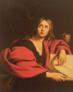 Доменикино (Доменико Цампьери). Святой Иоанн (Евангелист Иоанн). 1630-ые. Холст, масло, Государственный Эрмитаж Доменикино (Доменико Цампьери). Святой Иоанн (Евангелист Иоанн). 1630-ые. Холст, масло, Государственный Эрмитаж