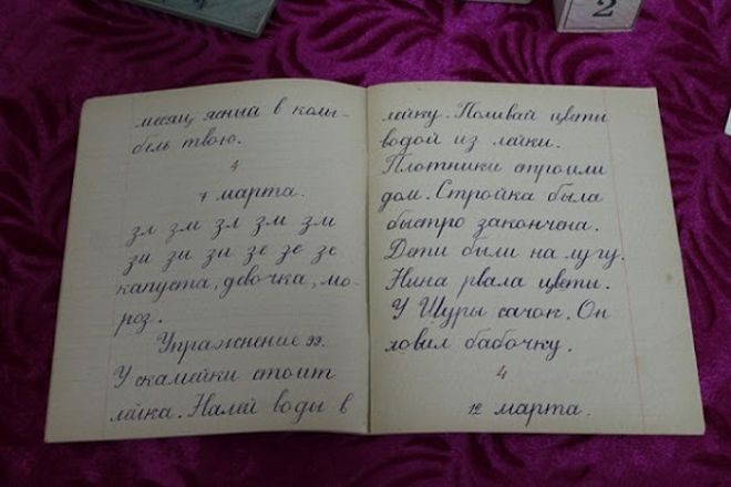 Внучка нашла у бабушки на заваленном чердаке папку. Открыв ее, она воскликнула от изумления СССР, Учёба, бабушка, дети, ностальгия, школа