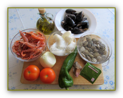 продукты для паэльи продукты для паэльи