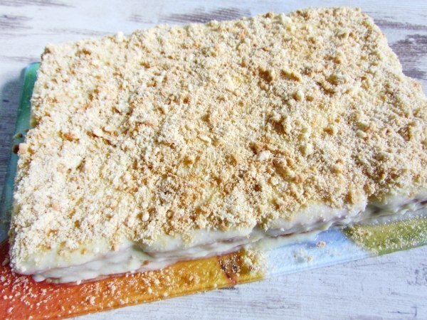 ТОРТ ИЗ ПЕЧЕНЬЯ С ЗАВАРНЫМ КРЕМОМ
