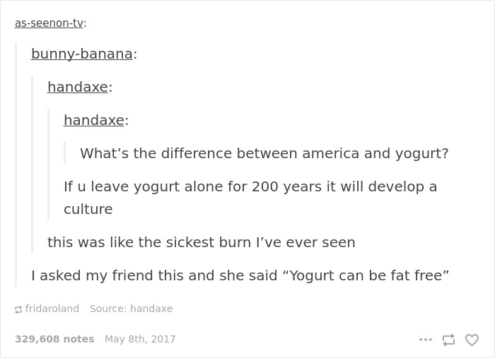 Mocking Americans Stereotypes