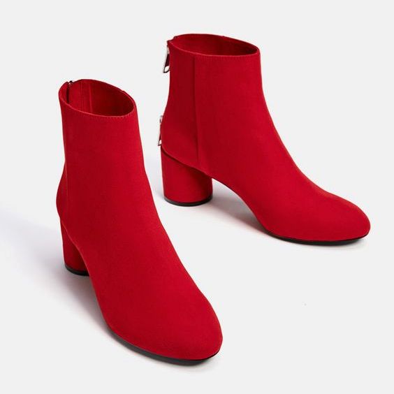 Модный ориентир: Красные ботинки
