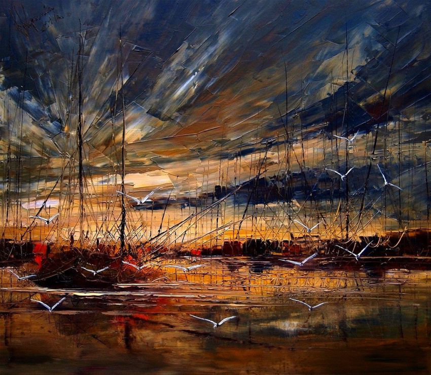 художник, Польша, пейзажи