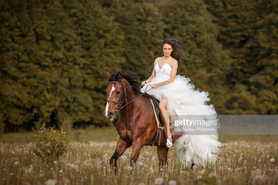Bride riding Bride riding