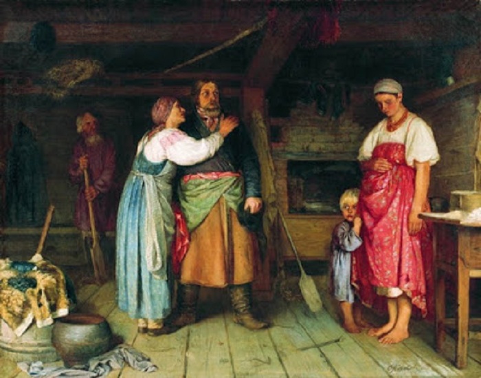 «Возвращение домой». (1868). Автор: Фирс Журавлев. «Возвращение домой». (1868). Автор: Фирс Журавлев.