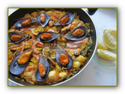 паэлья с морепродуктами паэлья с морепродуктами