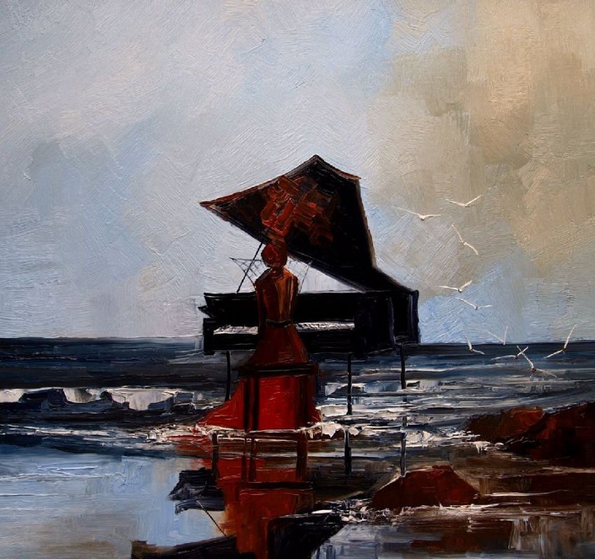 художник, Польша, пейзажи