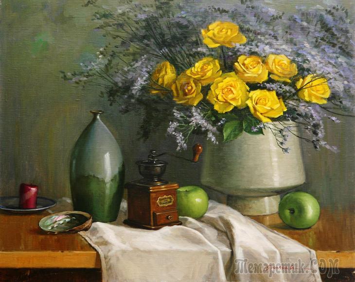 Корейская живопись. Ким Юн Сик - Kim Yun Sik (김윤식) (1933-2008). Республика Корея Корейская живопись. Ким Юн Сик - Kim Yun Sik (김윤식) (1933-2008). Республика Корея