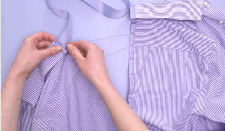 Блузка из рубашки(diy)