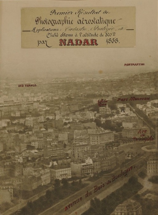 Феликс Надар. Панорама Парижа с воздуха, 1866 год Почему парижского фотографа XIX века называли «Новый Леонардо»: Надар и его гениальные снимки