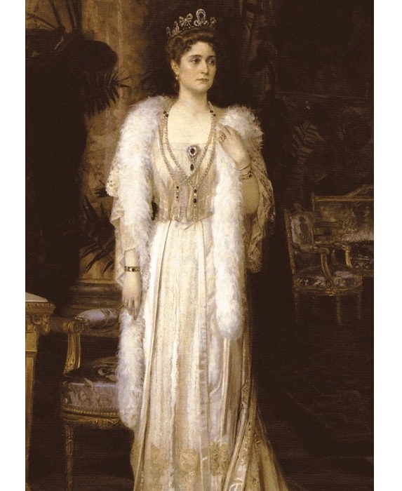 Портрет императрицы Александры Федоровны. (1907 год). Автор: Николай Бодаревский. Почему передвижники открещивались от художника Бодаревского и снимали его полотна с вернисажей