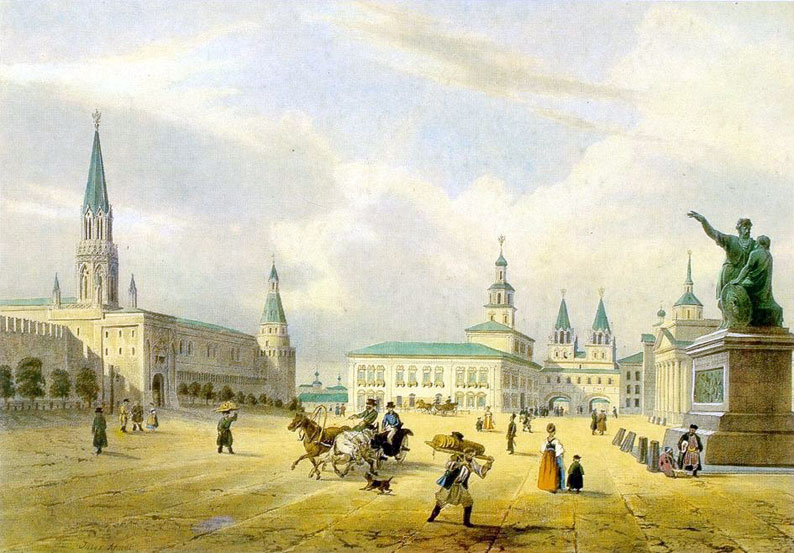Л. Арну, «Вид Красной площади».