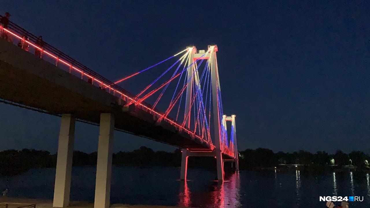 Виноградовский мост Красноярск