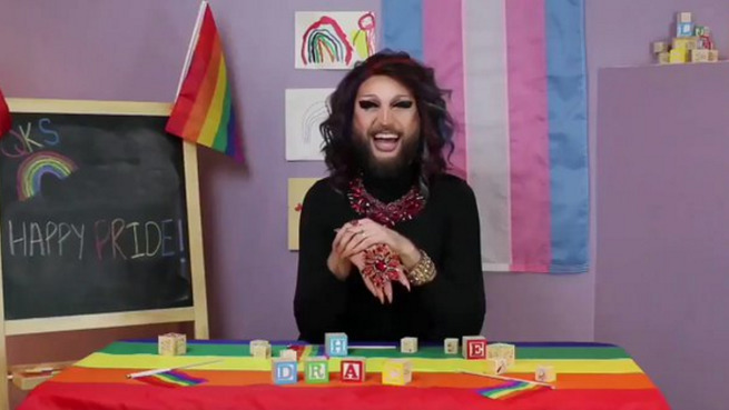 В Греции одну из детских передач ведет Кончита Вурст