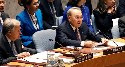 Совбез ООН поддержал инициативу Назарбаева