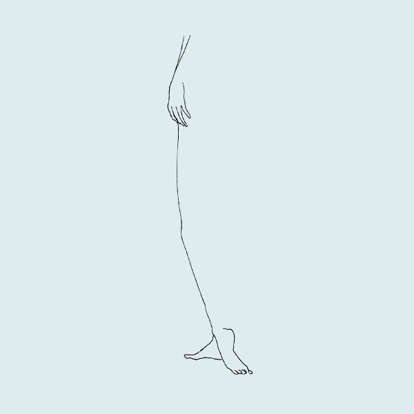 Задняя поверхность ног