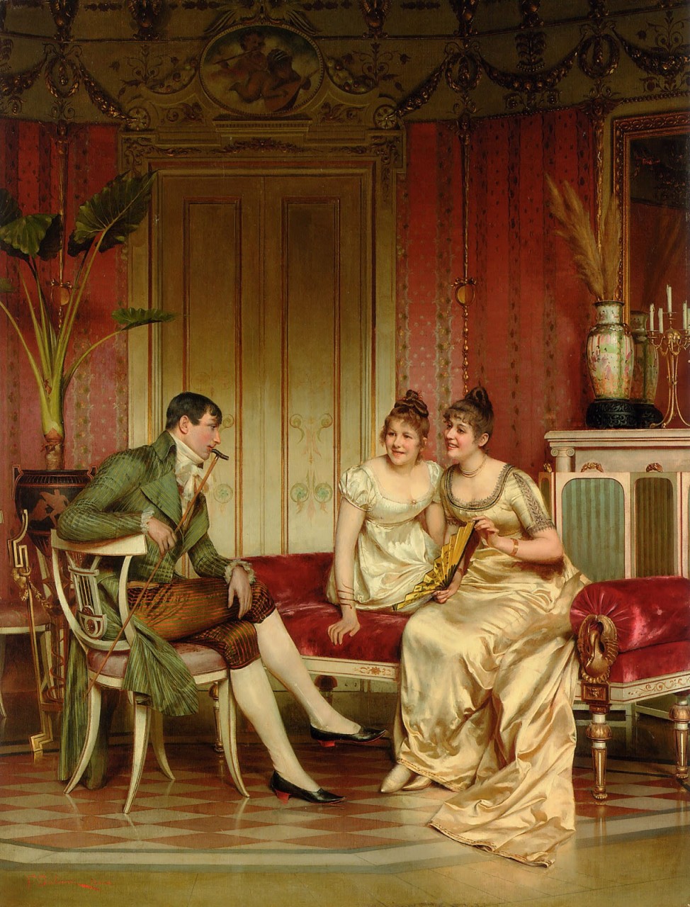 Послеобеденный гость (The Afternoon Visitor)_89 х 68.5_х.,м._Частное собрание.jpg Послеобеденный гость (The Afternoon Visitor)_89 х 68.5_х.,м._Частное собрание.jpg