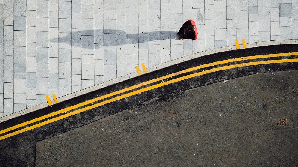 Геометрия тротуара. Бирмингем, Англия