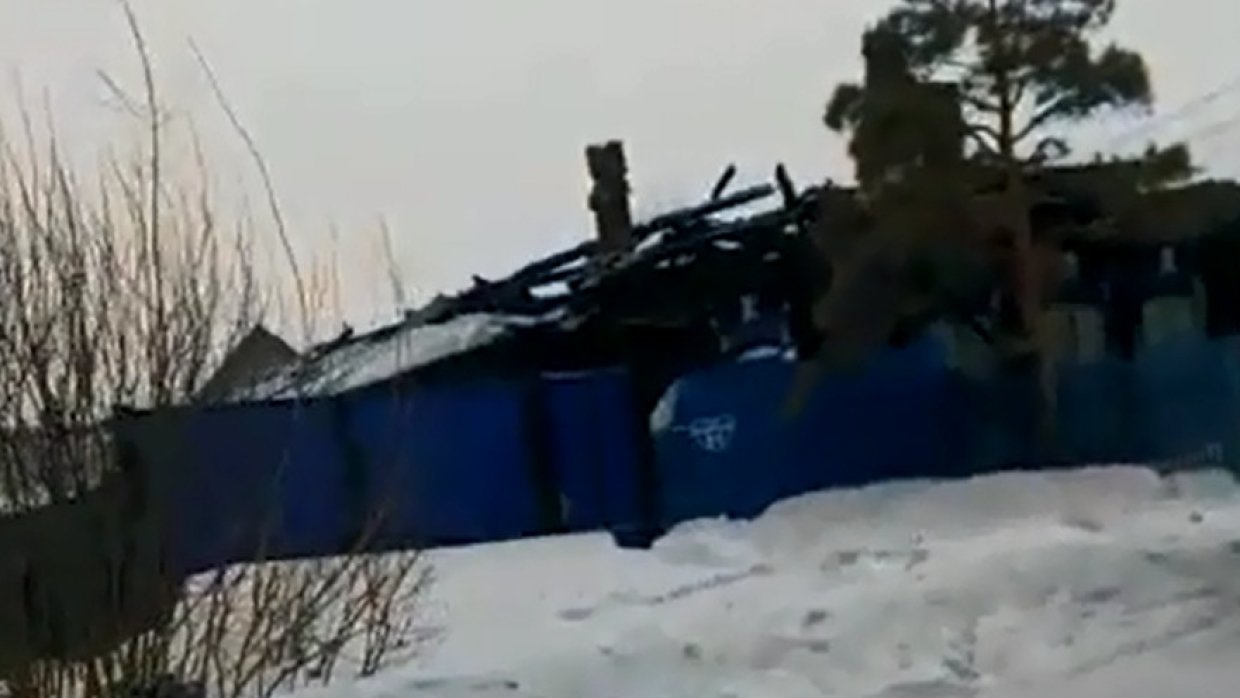 ФАН публикует видео с места смертельного пожара в Кузбассе