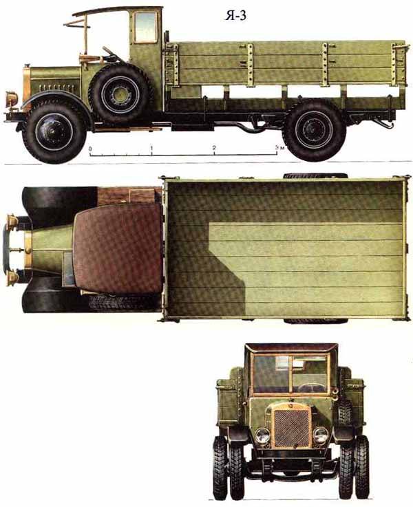 Грузовой автомобиль Я-3. Первый из Ярославля
