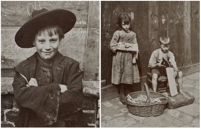 Фотографии 100-летней давности о жизни бездомных детей