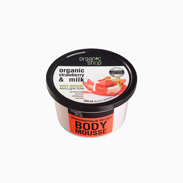 Мусс для тела «Земляничный йогурт»