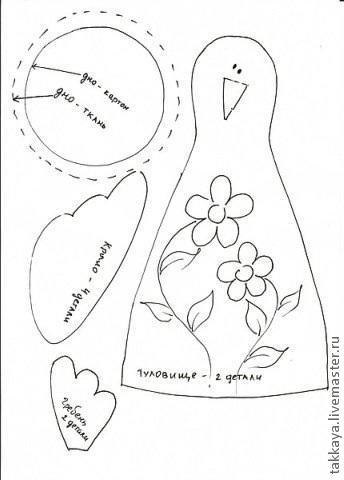 Пасхальная курочка-хозяйка. Лоскутное шитье