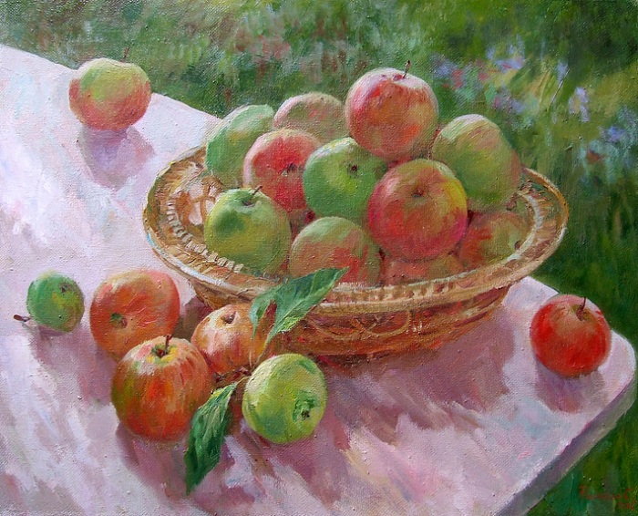 Яблоки. Автор: Светлана Родионова. Яблоки. Автор: Светлана Родионова.
