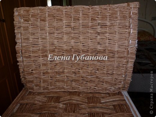 Мастер-класс Поделка изделие Выпиливание Плетение СТОЛ ИЗ БУМАЖНОГО РОТАНГА Кожа Трубочки бумажные Фанера фото 20