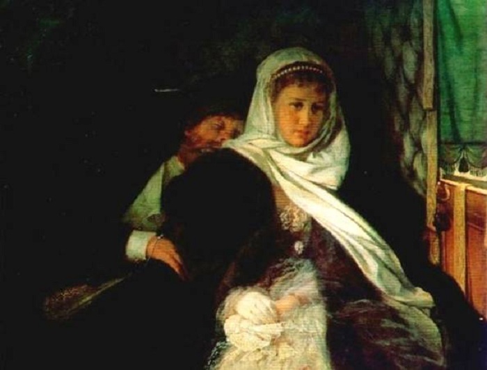 «Возвращение с бала». (1869). Автор: Фирс Журавлев. «Возвращение с бала». (1869). Автор: Фирс Журавлев.